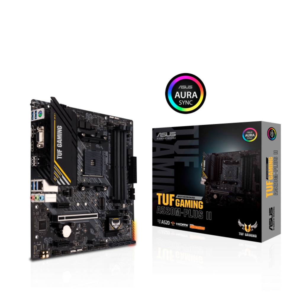 Placa Mae Amd Asus Tuf Gaming A520M-Plus II - Am4 - DDR4