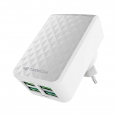 Carregador Tomada USB 4,2A Celular C3 Tech UC-420WH