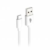 Cabo Celular USB C 1,0m 3A C3 Tech CB-C10 - Branco