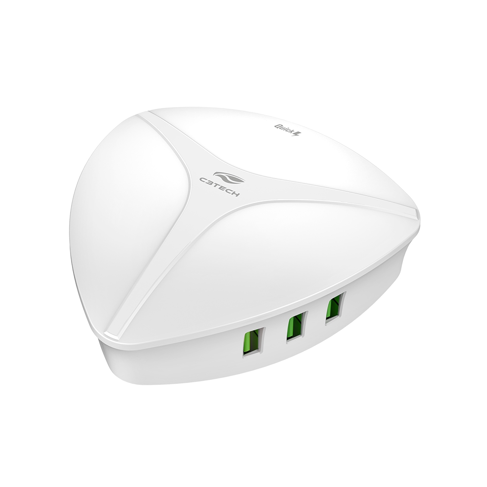 Carregador Tomada USB 8,0A Celular C3 Tech UC-Q630WH