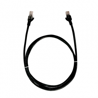Cabo Rede Patch Cord CAT5E 10m Pluscable PC-ETHU100BK Preto