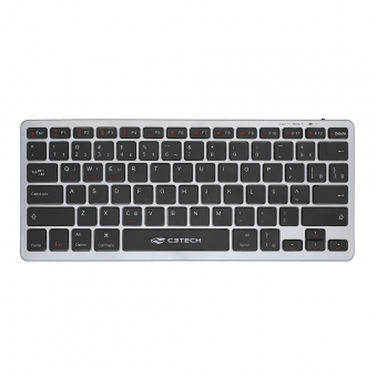 Teclado sem fio Bluetooth C3 Tech K-BT50BK Preto