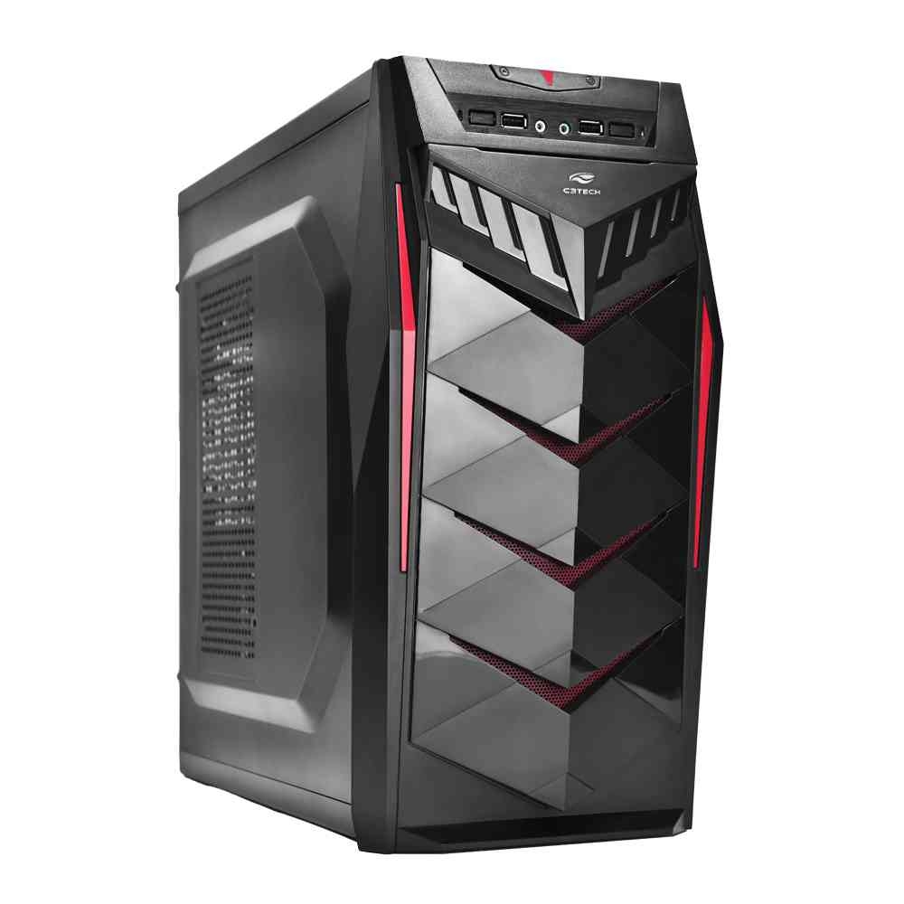 Gabinete Gamer ATX sem Fonte USB 3.0 C3 Tech MT-G70BK