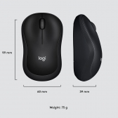 Mouse sem Fio USB Logitech M220 Silent - Preto