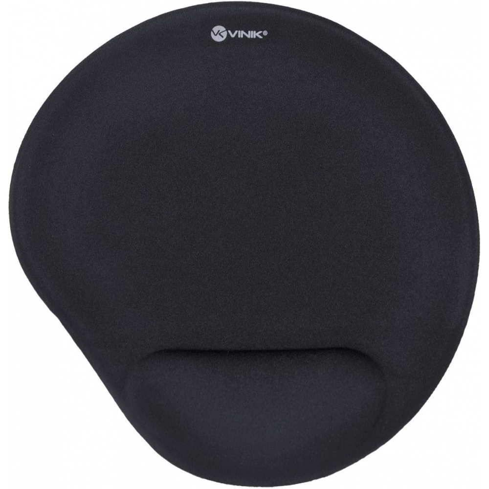 Mouse Pad com Apoio Gel Vinik MPG-10P - Preto