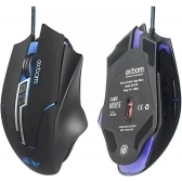 Mouse Gamer USB EXBOM MS-G270 3200 DPI RGB Preto