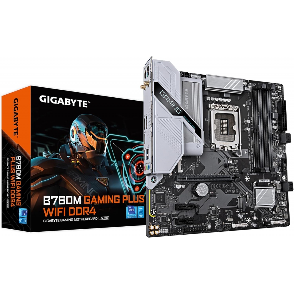 Placa Mae Gigabyte B760M G LGA1700 Micro ATX DDR5 WI-FI
