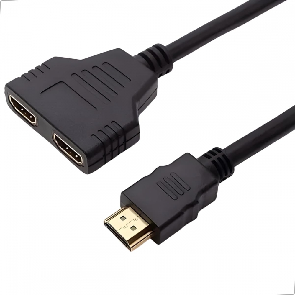 Adaptador Splitter HDMI M X 2 HDMI F High Speed