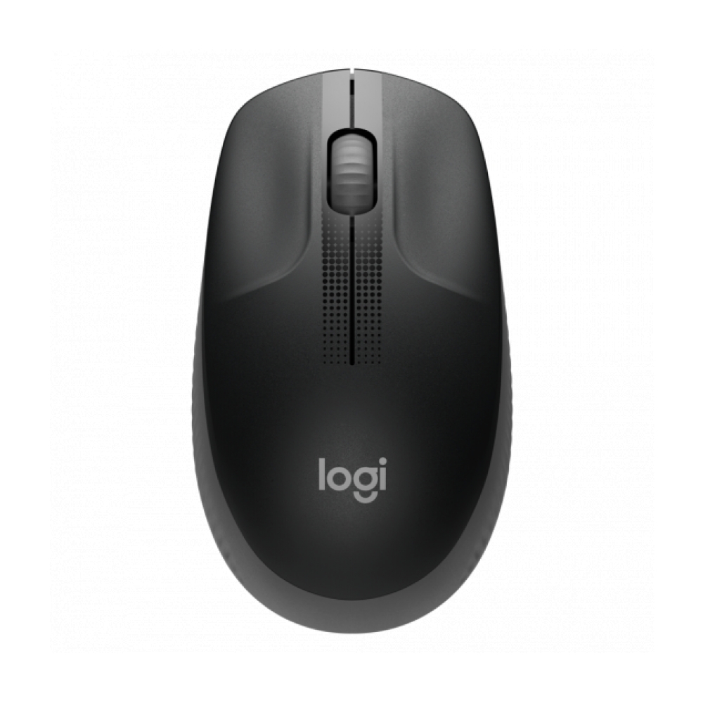 Mouse sem Fio USB Logitech M190 - Cinza