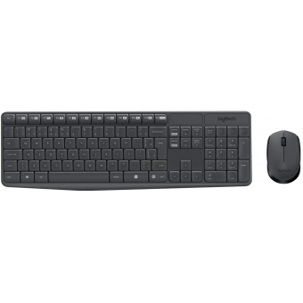 Kit Teclado e Mouse sem Fio Logitech MK235