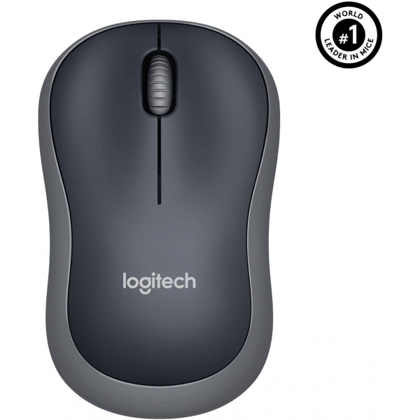 Mouse sem Fio USB Logitech M185 - Cinza