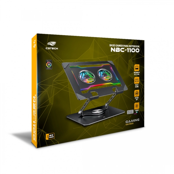 Base Giratoria para notebook C3 Tech NBC-1100BK