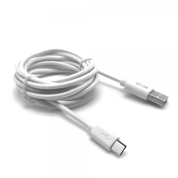 Cabo Celular USB C 2,0m 2A C3 Tech CB-C21 - Branco