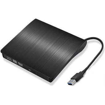 Gravador USB CD/DVD Externo Slim MR0013