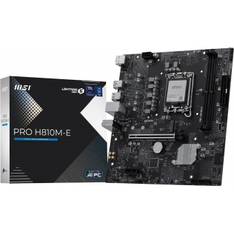 Placa Mae MSI PRO Series H810M-E DDR5 Intel LGA 1851 
