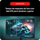 Monitor Gamer IPS Ultragear 24' Nvidia Full HD 180Hz LG 24GS60F