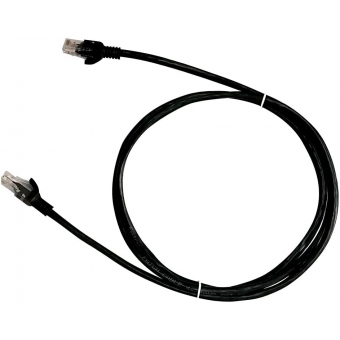 Cabo Rede Patch Cord CAT6 2,5m Pluscable ETH6U25BK Preto