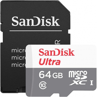 Cartao de Memoria MicroSD 64GB Classe 10 Kingston