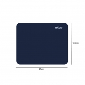 Mouse Pad Reliza Retangular Azul Marinho