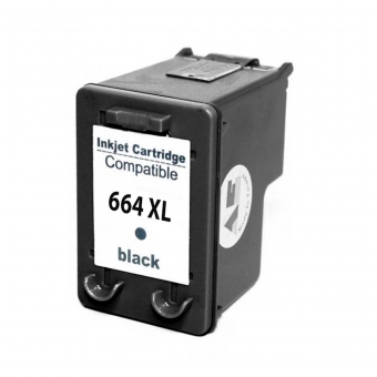 Cartucho HP 664 XL preto 14ML  compatível