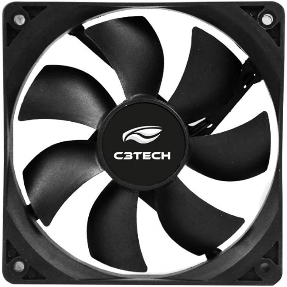 Cooler para Gabinete 8cm C3 Tech F7-PW10BK Preto