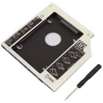 Adaptador Caddy 9,5mm (Hd-Dvdrw) F3 para notebook