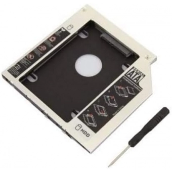 Adaptador Caddy 9,5mm (Hd-Dvdrw) F3 para notebook
