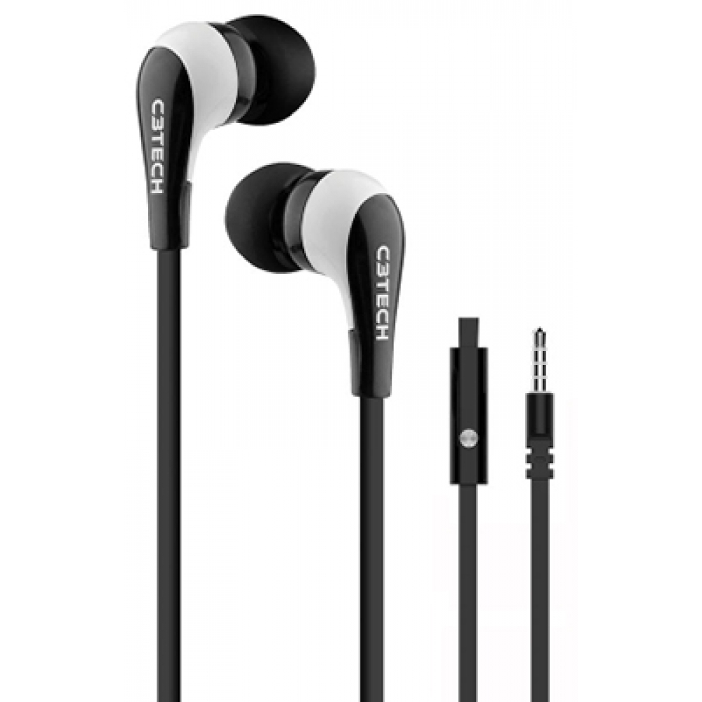Fone de Ouvido Intra Auricular C3 Tech EP-07 - Preto