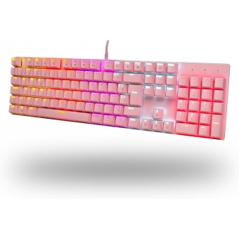 Teclado Mecanico Gamer Orion Essential Rosa Switch Blue