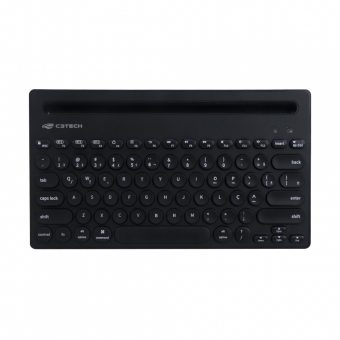Teclado sem fio Bluetooth Multi-Device C3 Tech K-BT200BK Preto