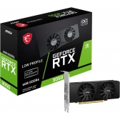 Placa de Vídeo RTX3050 6GB GDDR6 96Bits MSI OC edition Low Profile