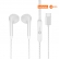 Fone de Ouvido Intra Auricular Lecoo EH104 Branco - USB-C