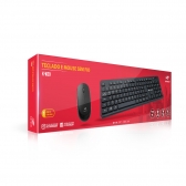 Kit Teclado Mouse sem Fio C3 Tech K-W20BK