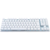 Teclado Mecânico Gamer A+ Plus Tech Barak White Led Branco Blue