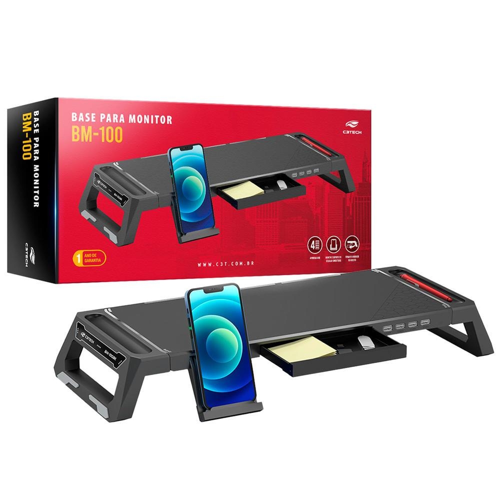 Base para Monitor C3Tech BM-100BK