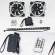 Kit Cooler Fan com 2un 120mm C3 Tech LED F7-L600RGB e controle