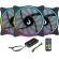 Kit Cooler Fan com 3un 120mm Rise Mode Laser RM-AU-05-ARGB 5v