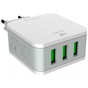 Carregador Tomada USB 3,1A Celular C3 Tech UC-315WH