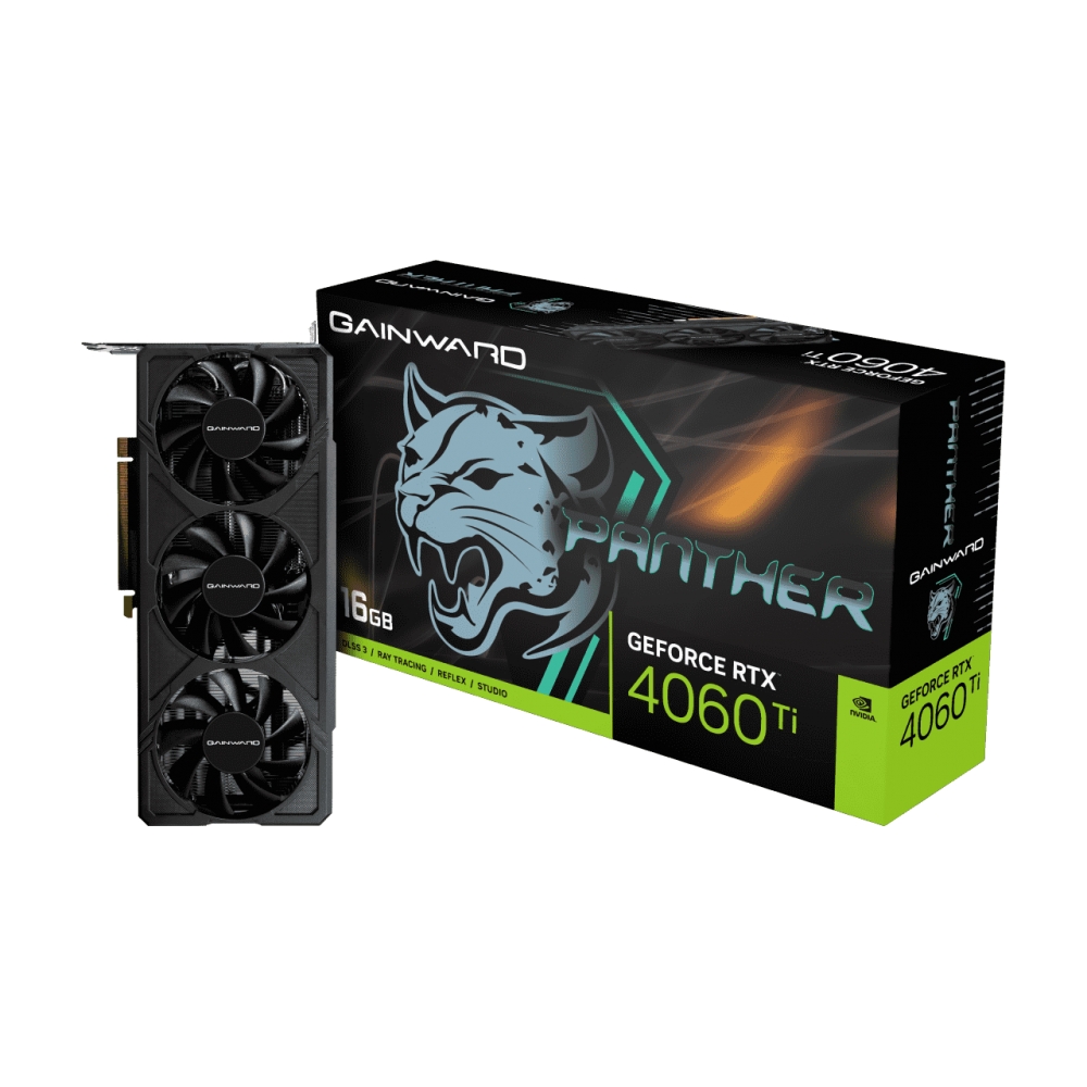Placa de Vídeo RTX4060Ti 16GB GDDR6 128 Bits Gainward Panther