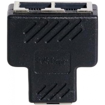 Emenda Conetor Divisor RJ-45 Metalica Pluscable LA-E20