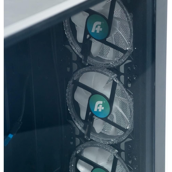 Gabinete Gamer ATX  APlus Tech Zohar AP-GB-4780 sem Fonte com 4 Fans A-RGB