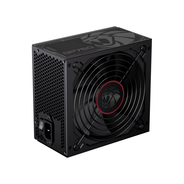Fonte de alimentação ATX 750W 80 Plus Bronze Gamemax GP750 PFC Ativo com Cabo