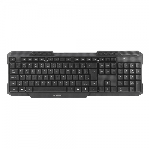Kit Teclado Mouse sem Fio C3 Tech K-W10BK