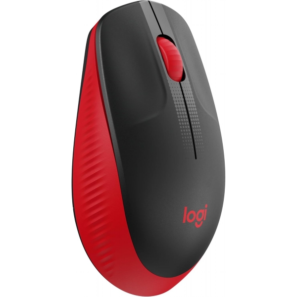 Mouse sem Fio USB Logitech M190 - Vermelho
