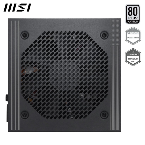 Fonte de alimentação 850W 80 Plus Platinum MSI Pro A850PL Modular