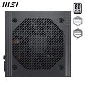 Fonte de alimentação 850W 80 Plus Platinum MSI Pro A850PL Modular