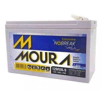 Bateria Estacionaria VRLA Moura 12V 9Ah 12NVM-9