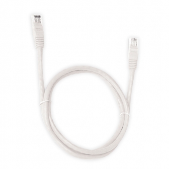 Cabo Rede Patch Cord CAT5E 5,0m Pluscable PC-ETHU50WH Branco