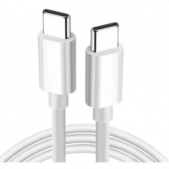 Cabo Celular USB C - USB C  1,0m 6A 60W Peining