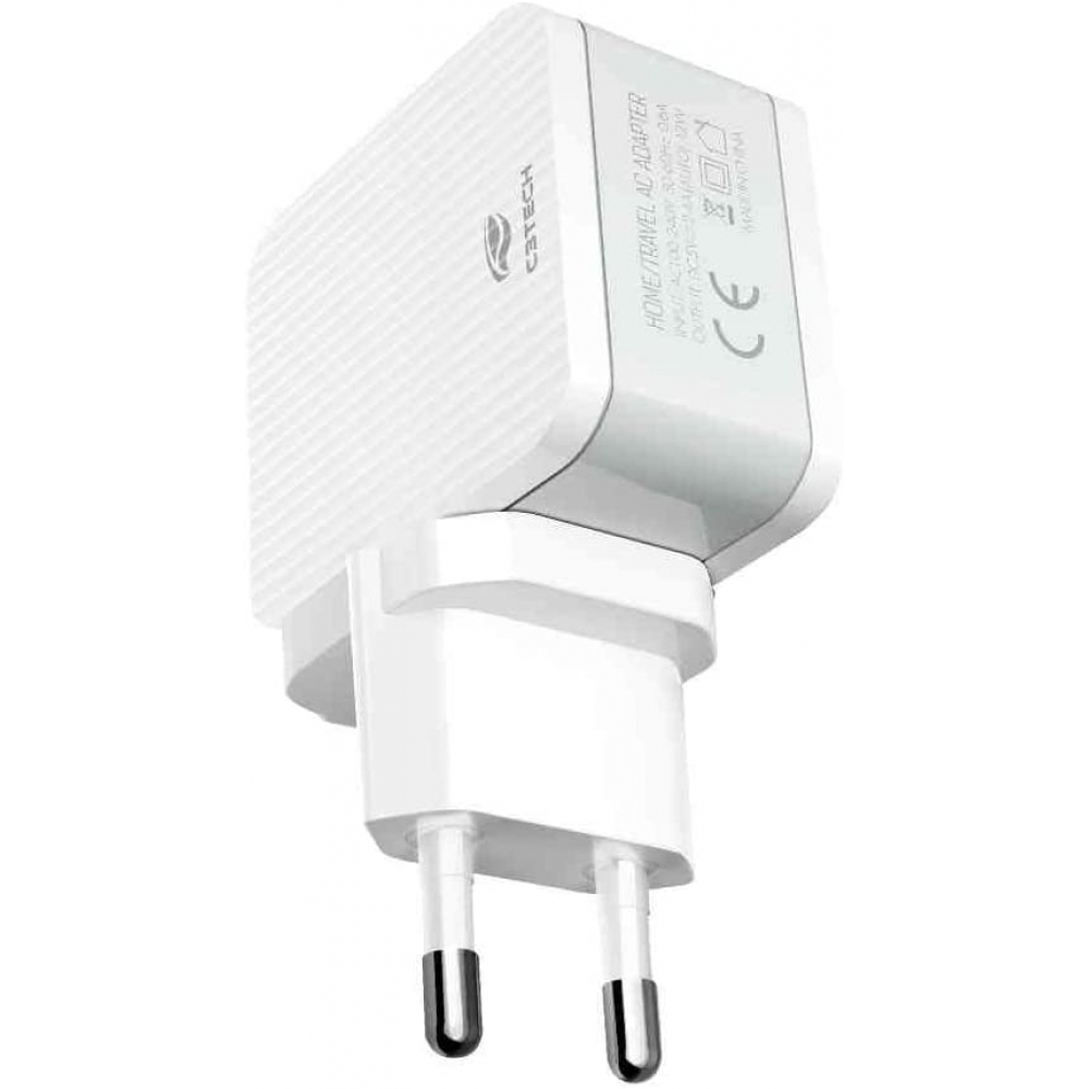 Carregador Tomada USB 2,4A Celular C3 Tech UC-215Wh